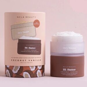 NIB NCLA Beauty Coconut Vanilla Body Scrub & Butter Set